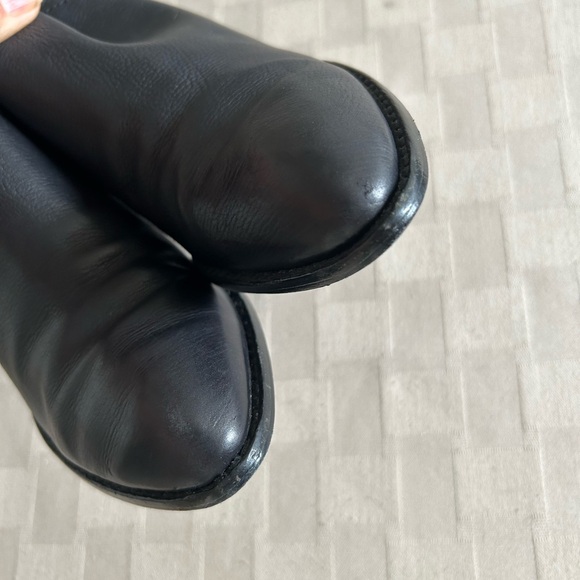 Alexander Wang Rose Gold Lift Heel Kori Leather Ankle Booties - Picture 13 of 13